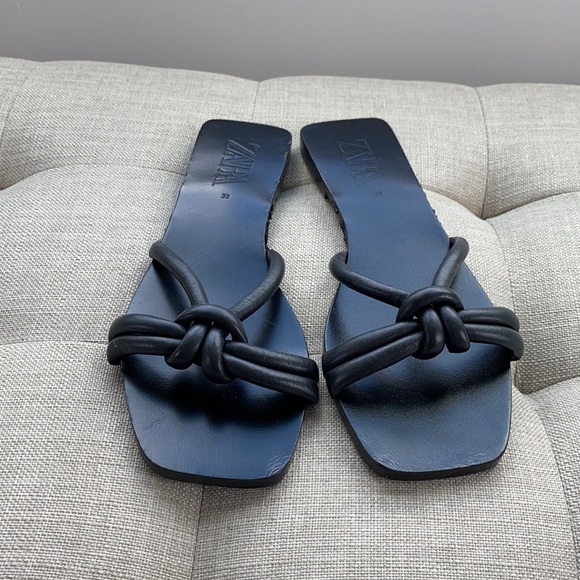 Zara Shoes - Zara Square Toe Sandals